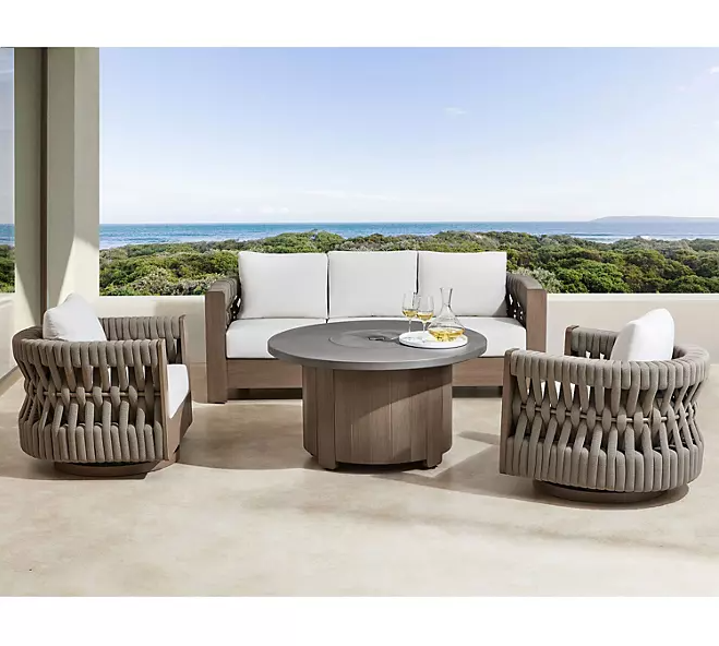 Halifax Deep Seating Set with Sunbrella Fabric, 4pc