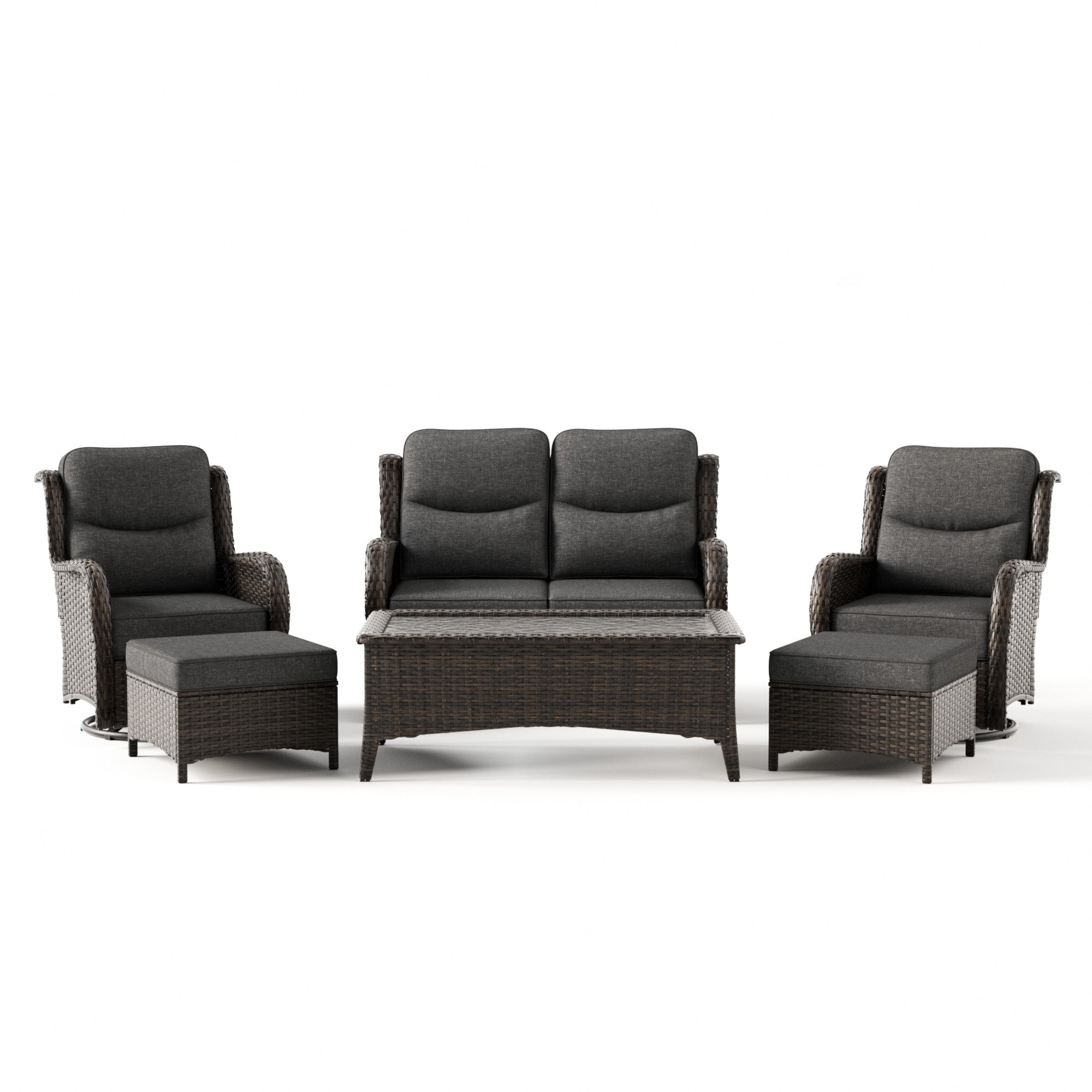Hawthorne 6 Pieces Loveseat Set