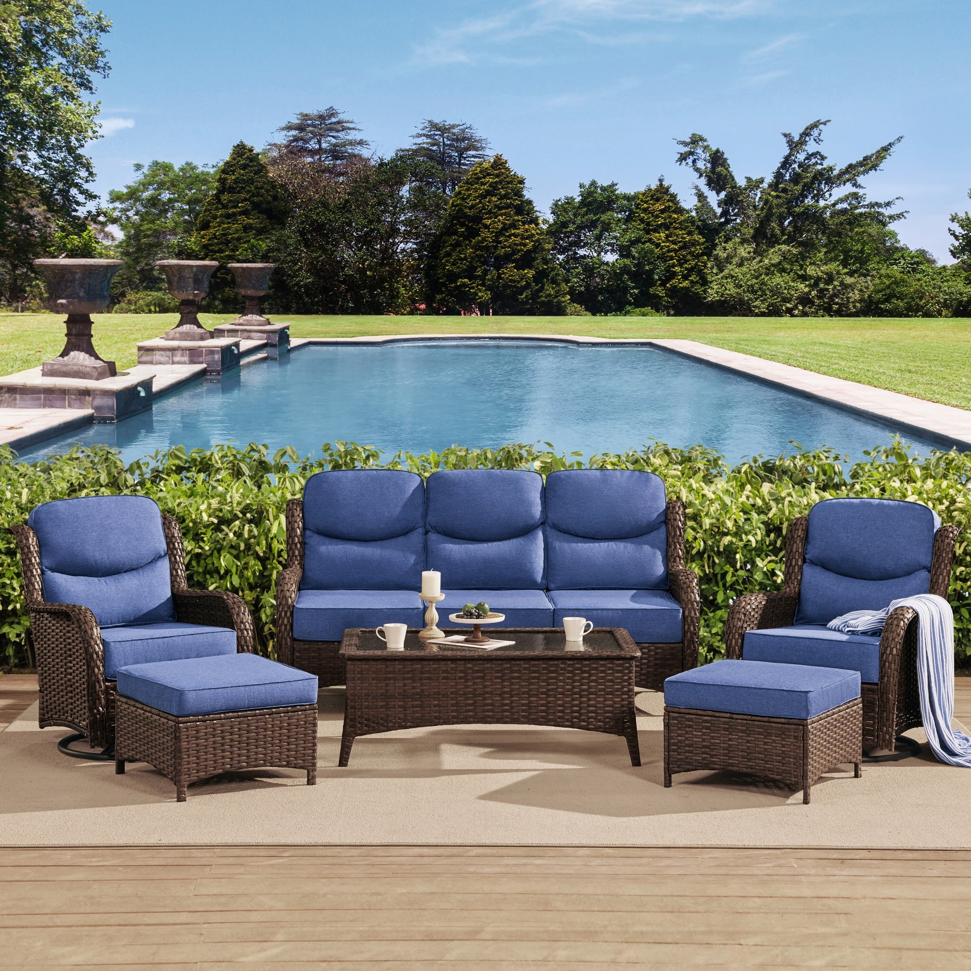 Hawthorne 6 Pieces Sofa Set