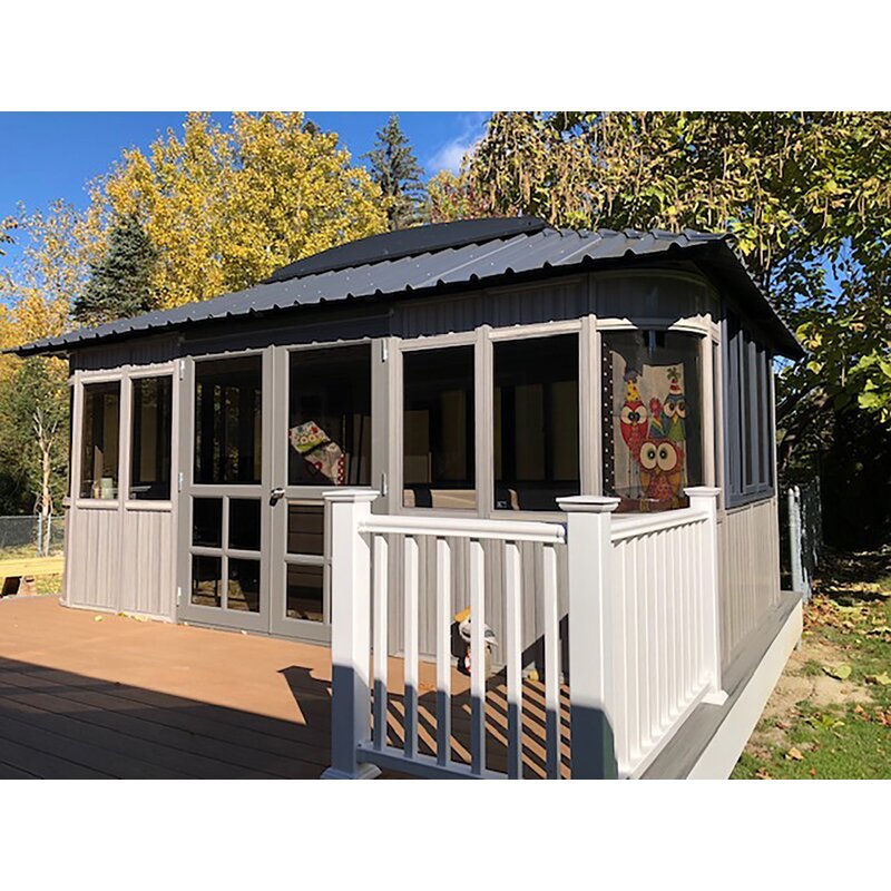 Colorado 17.5 Ft. W x 11.5 Ft. D Composite PVC Patio Gazebo Gazebo