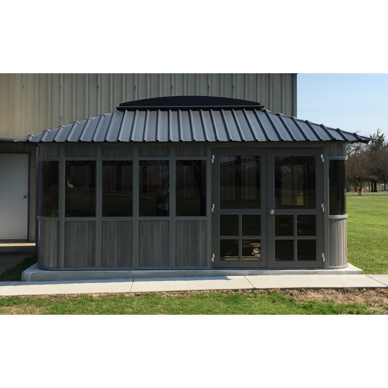 Colorado 17.5 Ft. W x 11.5 Ft. D Composite PVC Patio Gazebo Gazebo