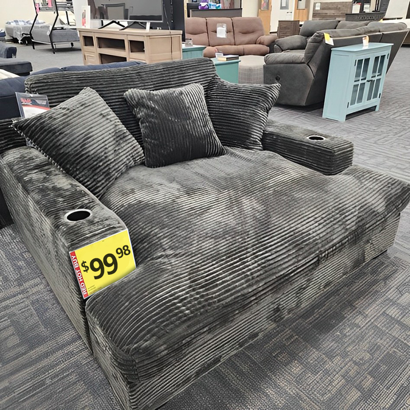 Nestle Recliner With Dual Cupholders And Charging Ports