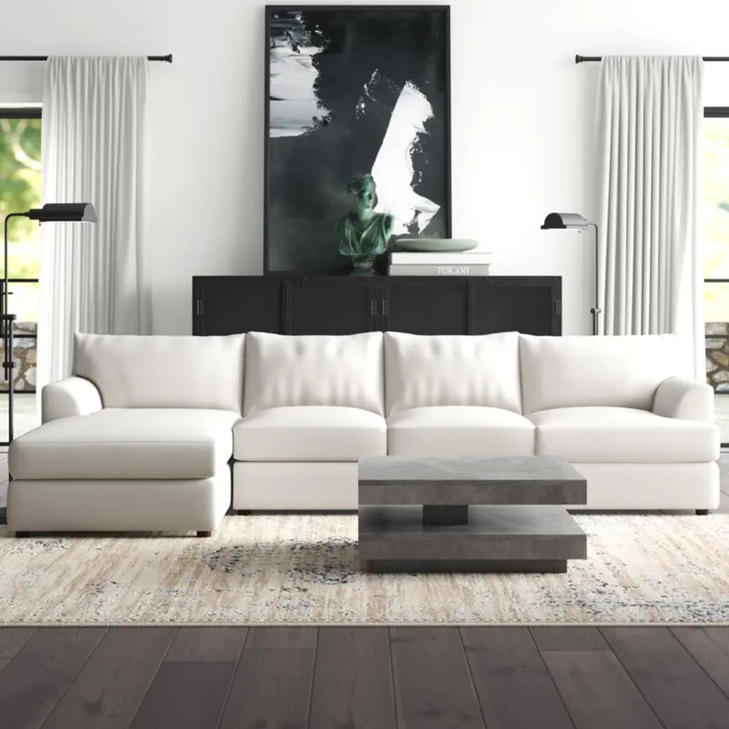 115' Wide Sofa & Chaise