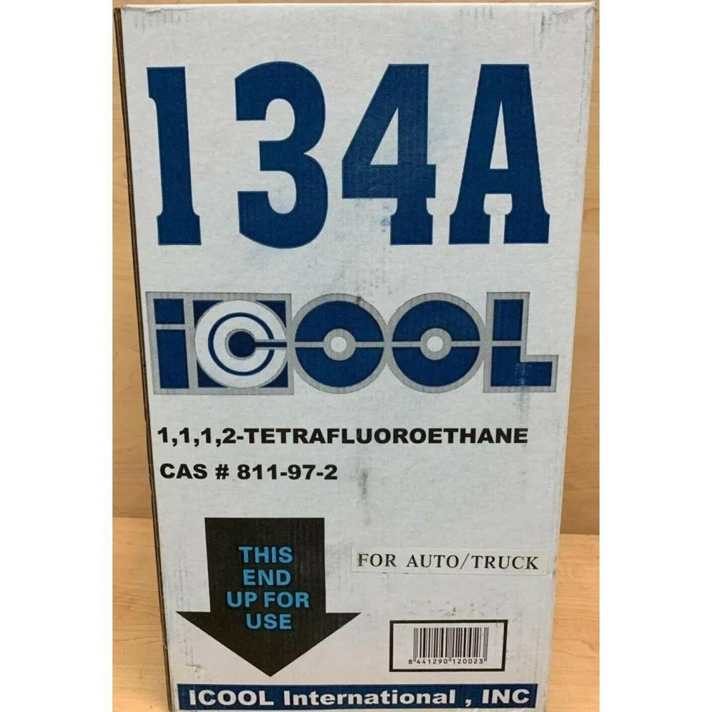 Gaz Réfrigérant R134A 30 lb (13,6 kg) – Haute Pureté 99,9 %, Bouteille HFC pour Climatisation Auto & Réfrigérateurs, Refroidissement Puissant et Écologique
