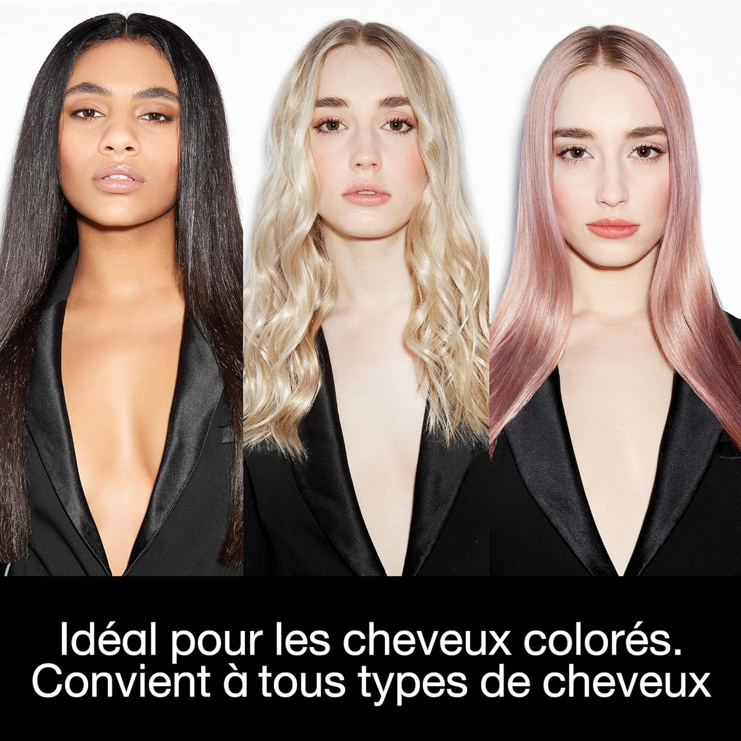 2025 Platinum+ Styler Intelligent – +75 % de brillance, +70 % de cheveux plus forts, Température optimale 185 °C, Noir élégant