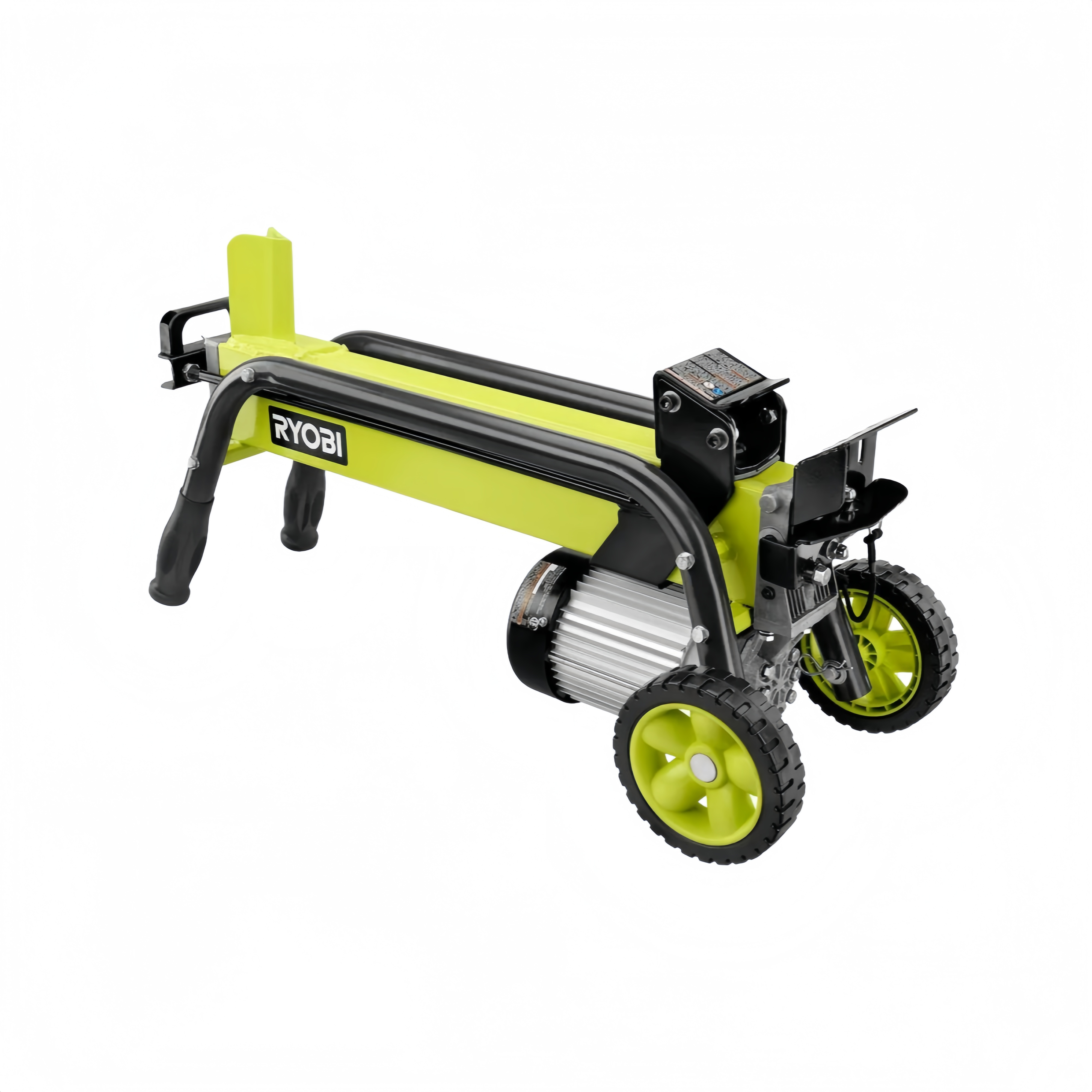 Fendeur de Bûches Électrique RYAC490 – 5 Tonnes, 15A, Coupe jusqu’à 50 cm