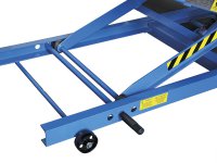 Sollevatore idraulico per moto Fervi S008/M con pompa a pedale, 2500mm