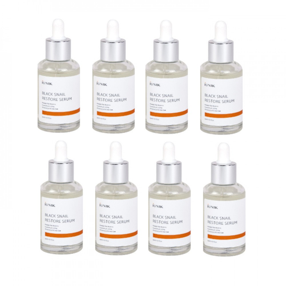 iUNIK - Black Snail Restore Serum - 50ml (8ea) Set