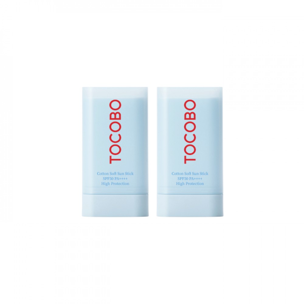 TOCOBO - Cotton Soft Sun Stick SPF50 PA++++ - 19g (2ea) Set