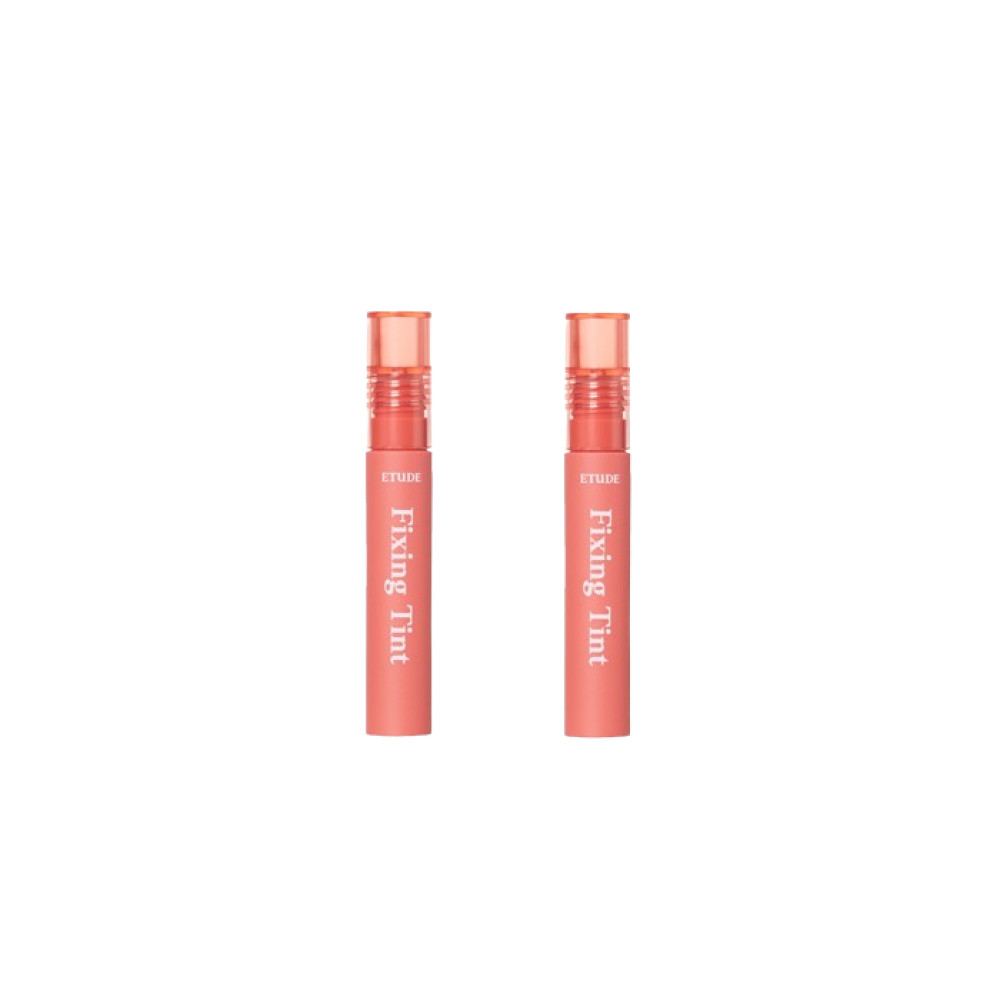 ETUDE - Mask Proof Fixing Tint - 4g - 02 Vintage Red (2ea) Set