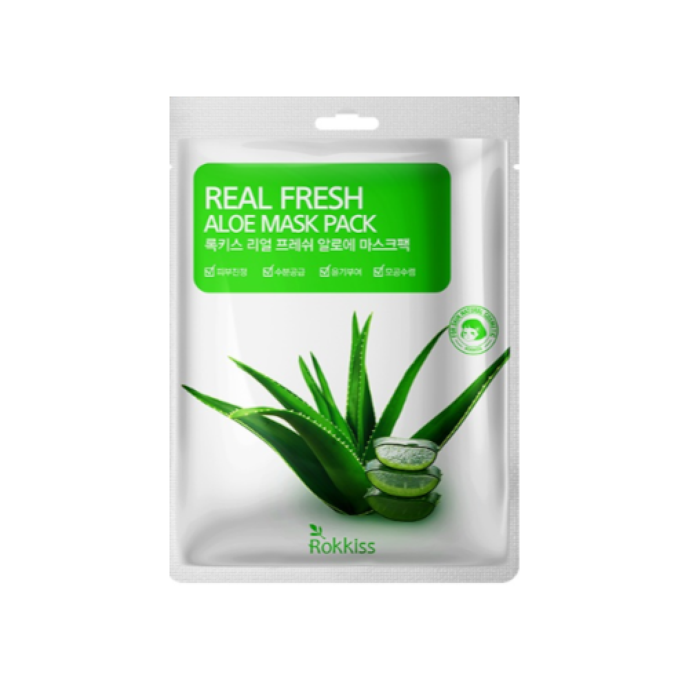 Rokkiss - Real Fresh Aloe Mask - 1pc