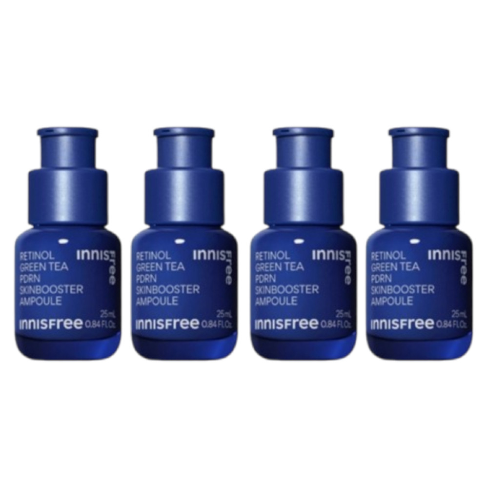 innisfree - Retinol Green Tea PDRN Skin Booster Ampoule - 25ml (4ea)
