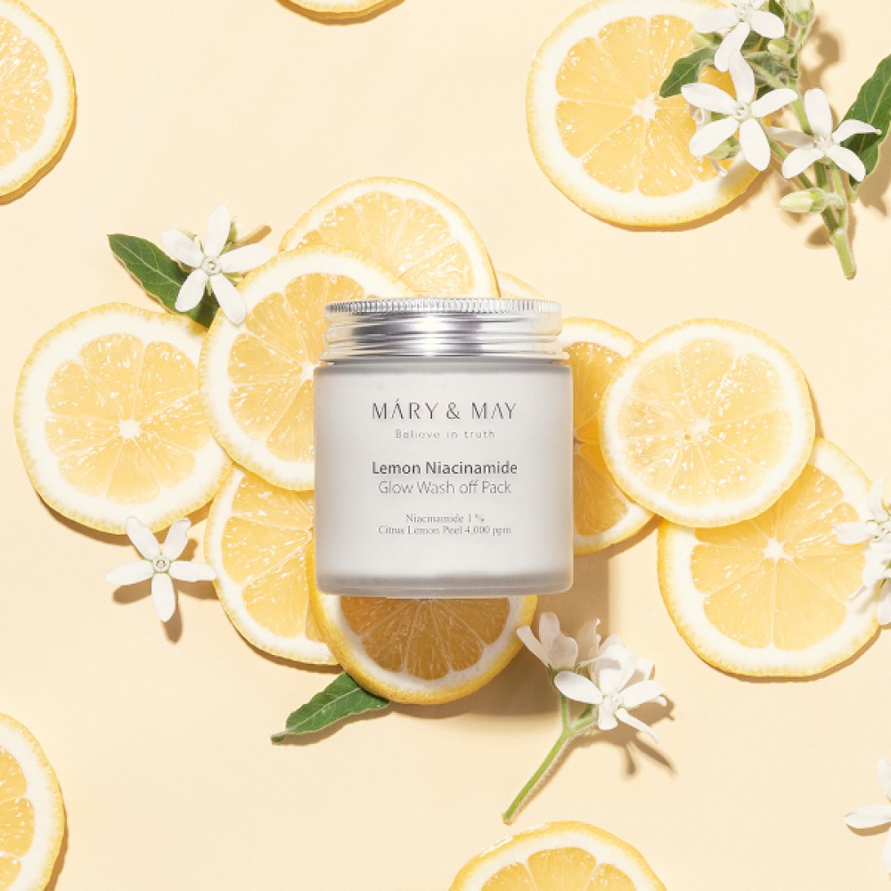Mary&May - Lemon Niacinamide Glow Wash Off Pack - 125g