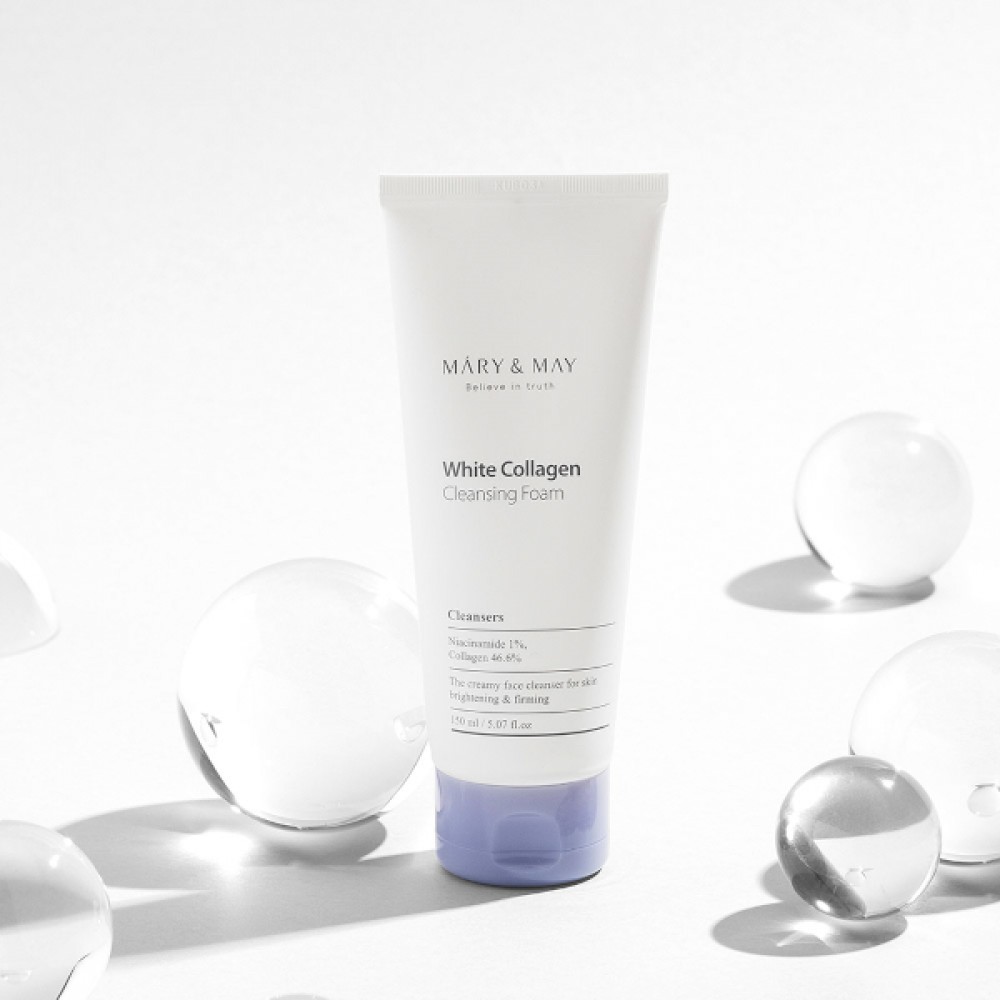 Mary&May - White Collagen Cleansing Foam - 150ml