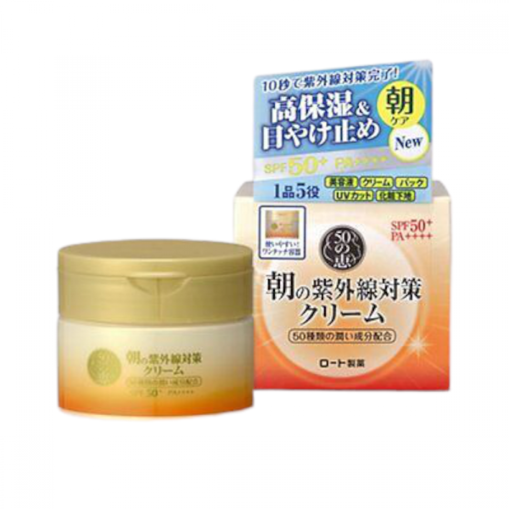 Rohto Mentholatum - 50 Megumi Anti-UV Cream SPF 50+ PA++++ - 90g