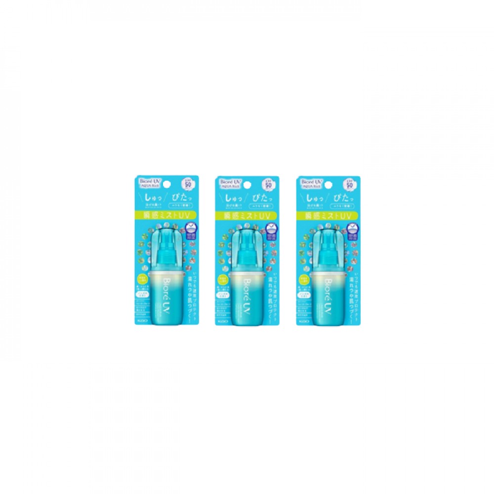 Kao - Biore UV Aqua Rich Aqua Protect Mist SPF50 PA++++ - 60ml (3ea) Set