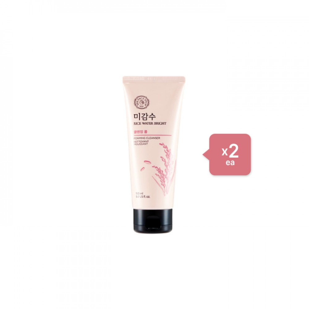 THE FACE SHOP Rice Water Bright Foaming Cleanser - 150ml (2ea) Set