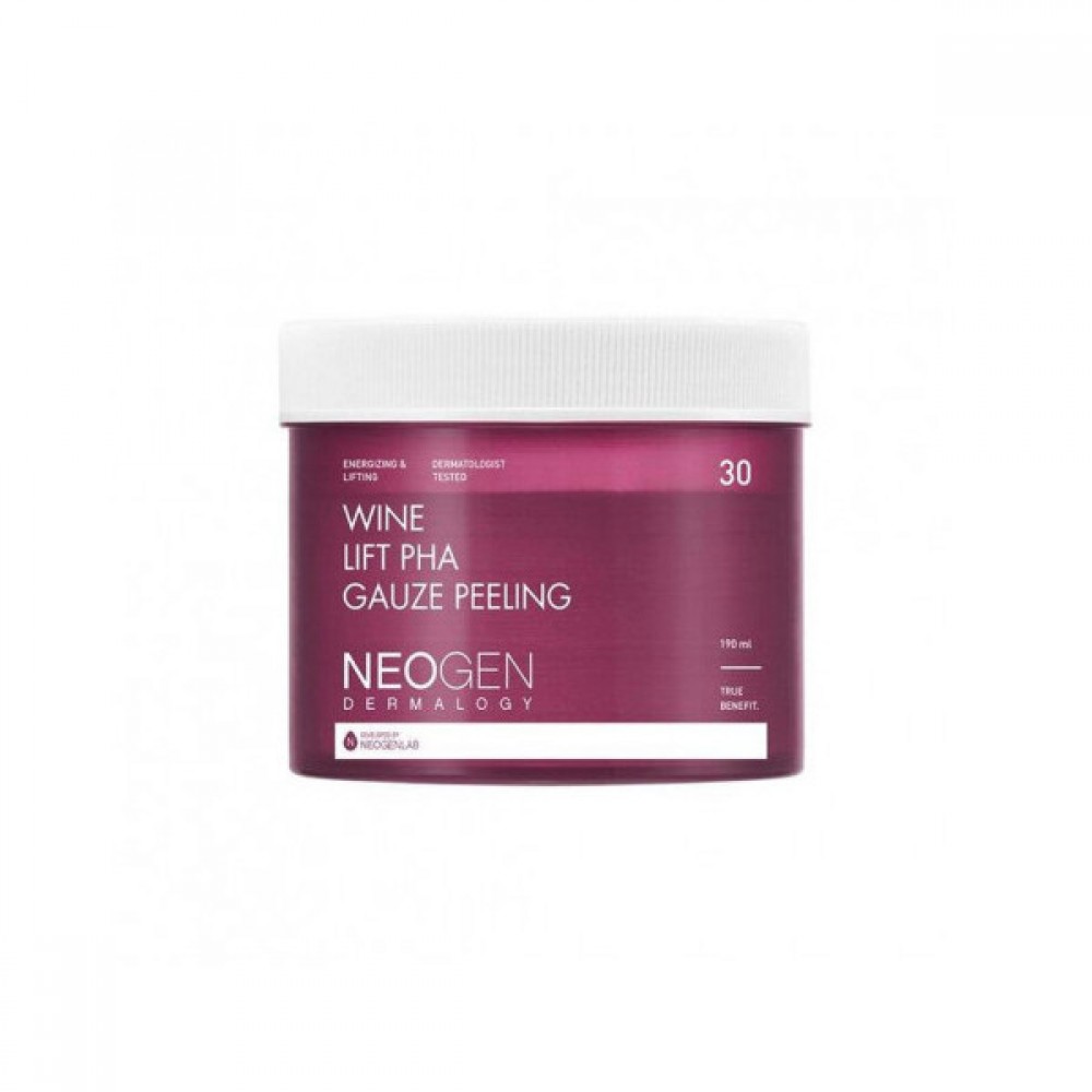 NEOGEN Dermalogy - Wine Lift PHA Gauze Peeling - 190ml / 30ea
