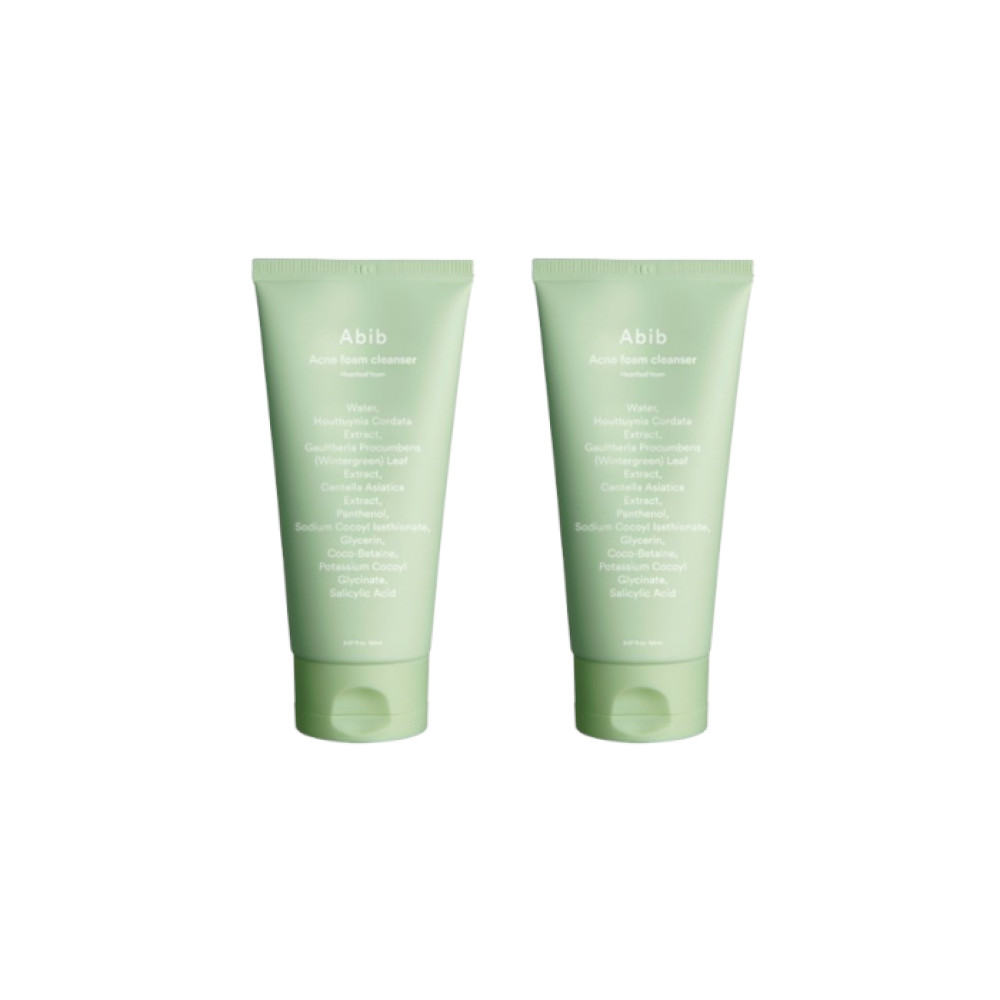 Abib - Acne Foam Cleanser Heartleaf Foam - 150ml (2ea) Set
