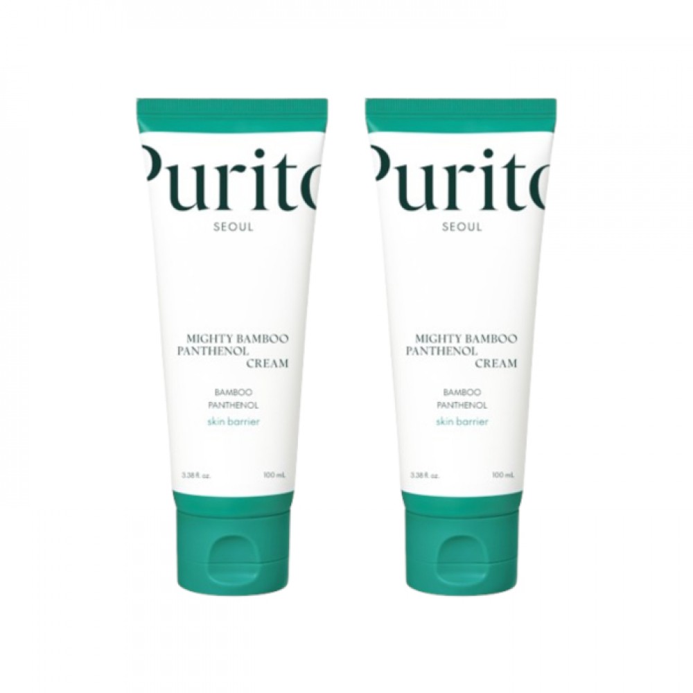 Purito SEOUL - Mighty Bamboo Panthenol Cream - 100ml (2ea) Set