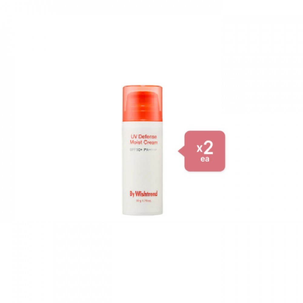 ByWishtrend - UV Defense Moist Cream SPF50+ PA++++ - 50g (2ea) Set