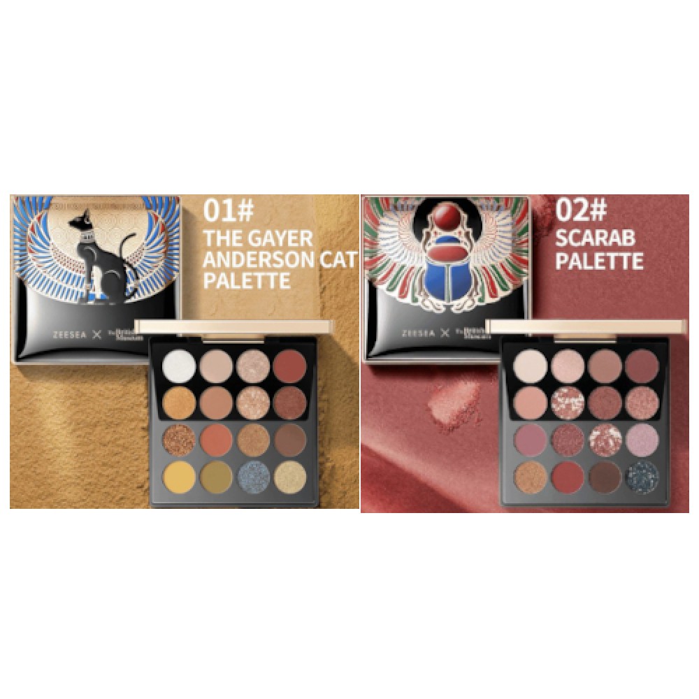 Zeesea - The British Museum Enchanting Egypt Eyeshadow Palette 16 Shades - 17g