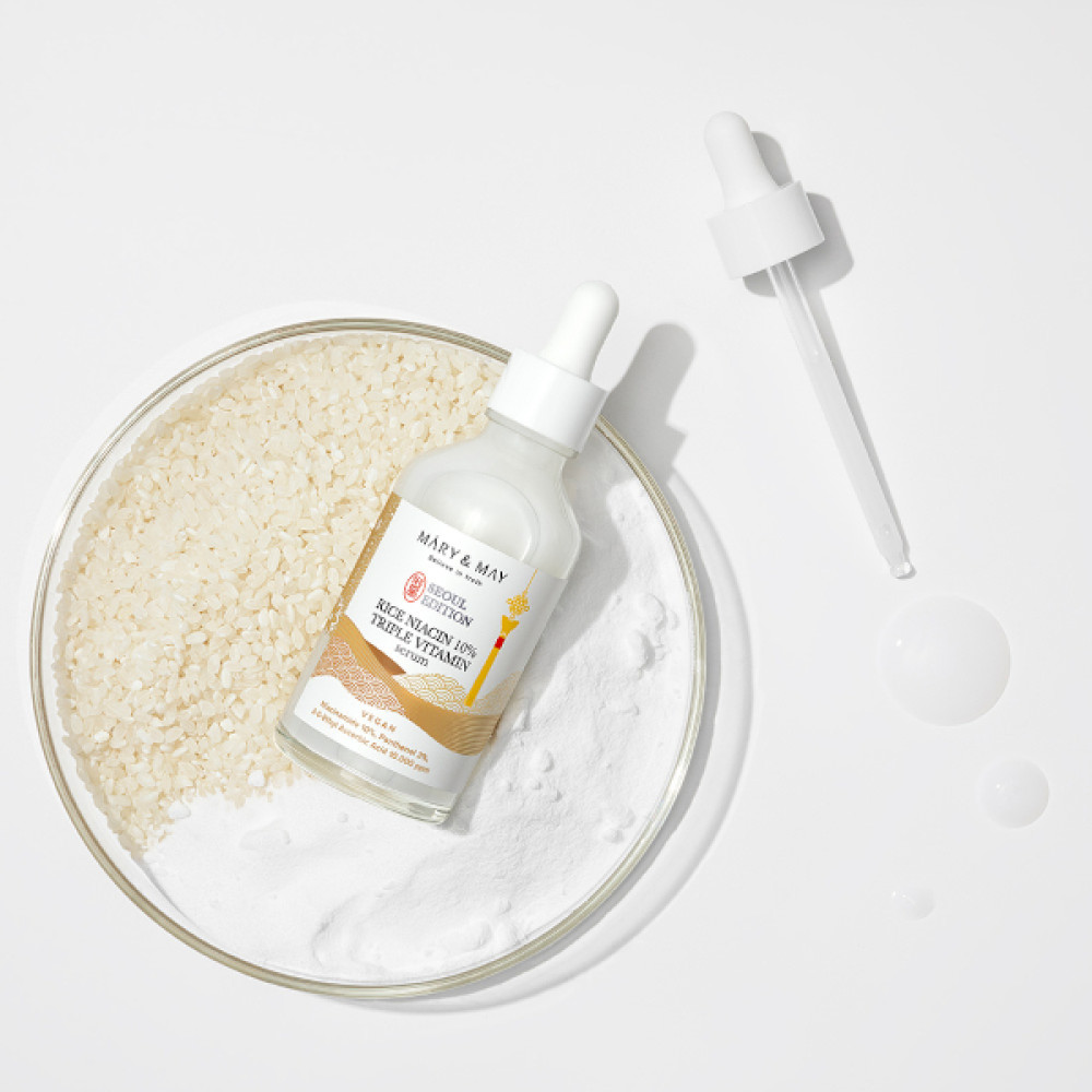 Mary&May - Rice Niacin 10% Triple Vitamin Serum - 80ml