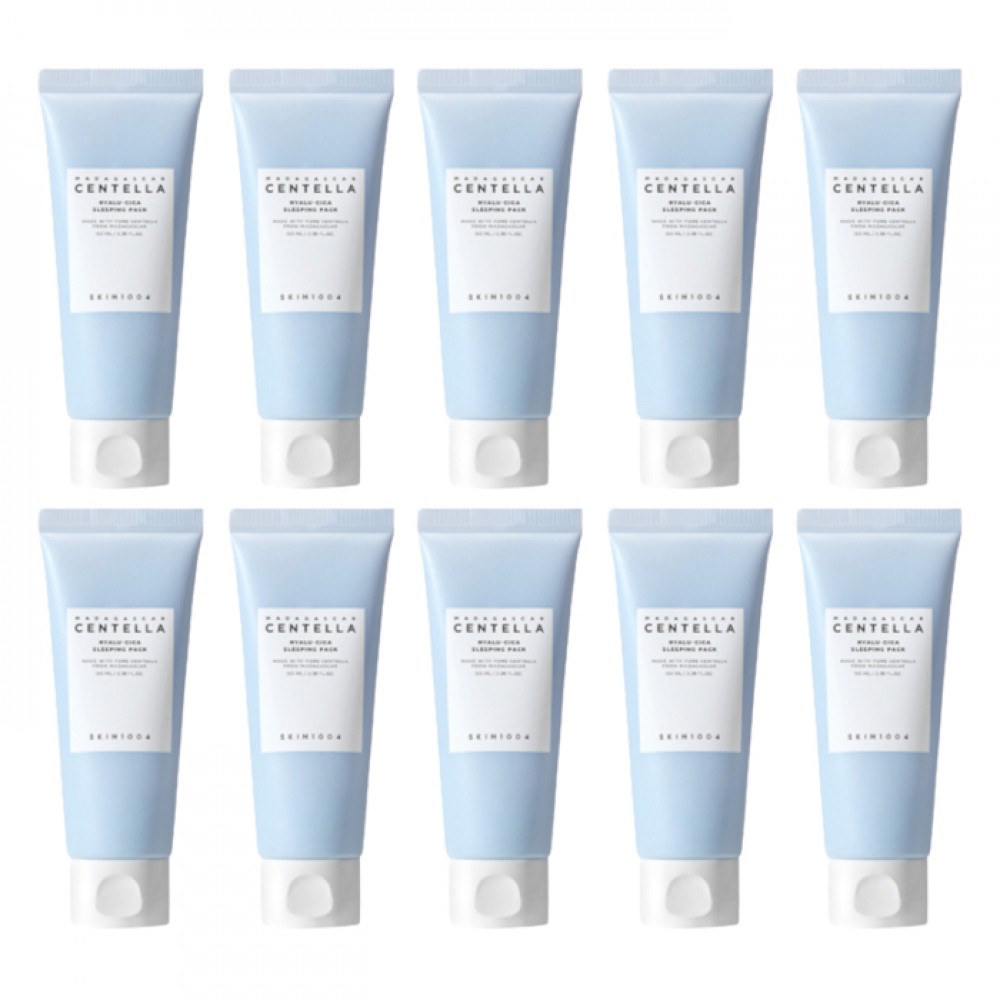 SKIN1004 - Madagascar Centella Hyalu-Cica Sleeping Pack - 100ml (10ea) Set
