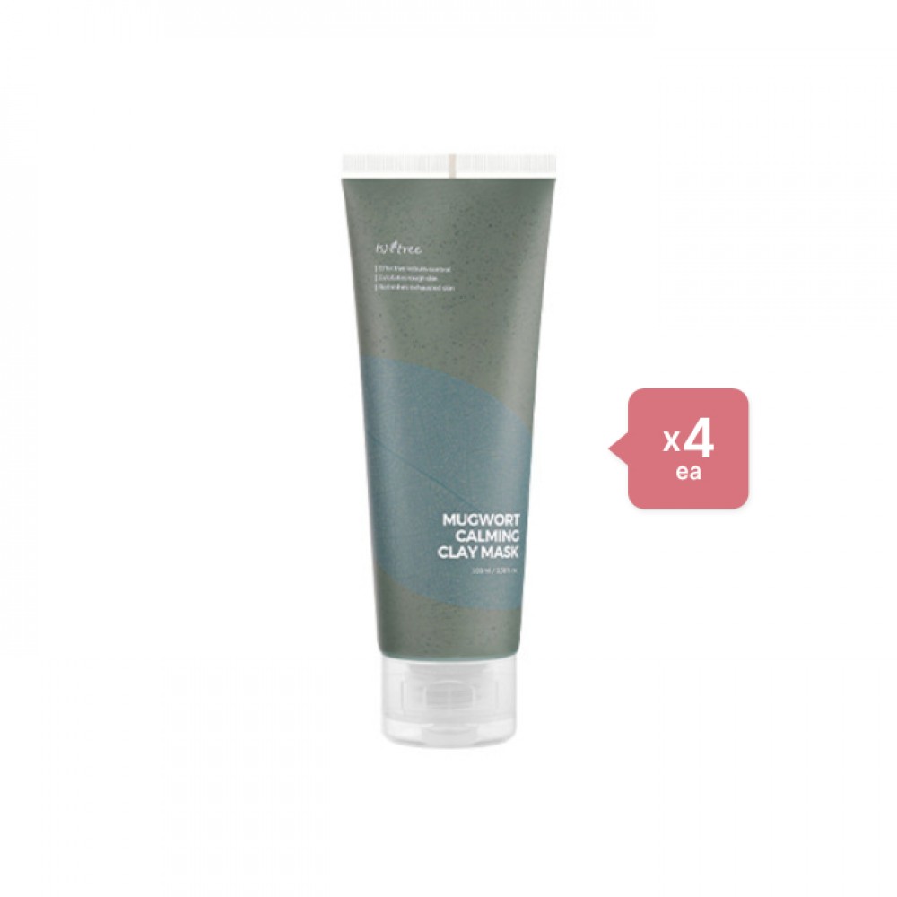 Isntree - Real Mugwort Clay Mask (4ea) Set