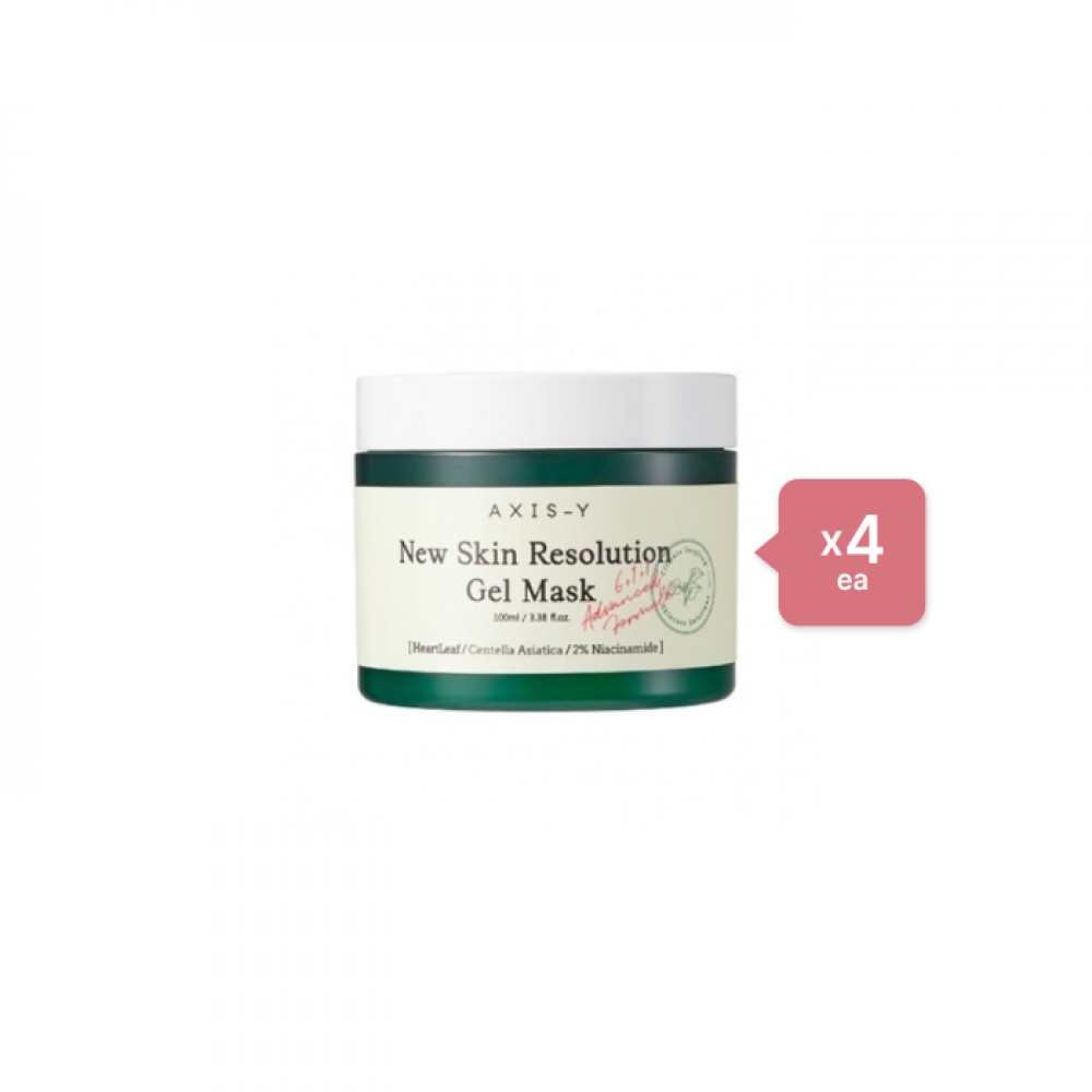 AXIS-Y - New Skin Resolution Gel Mask - 100ml (4ea) Set