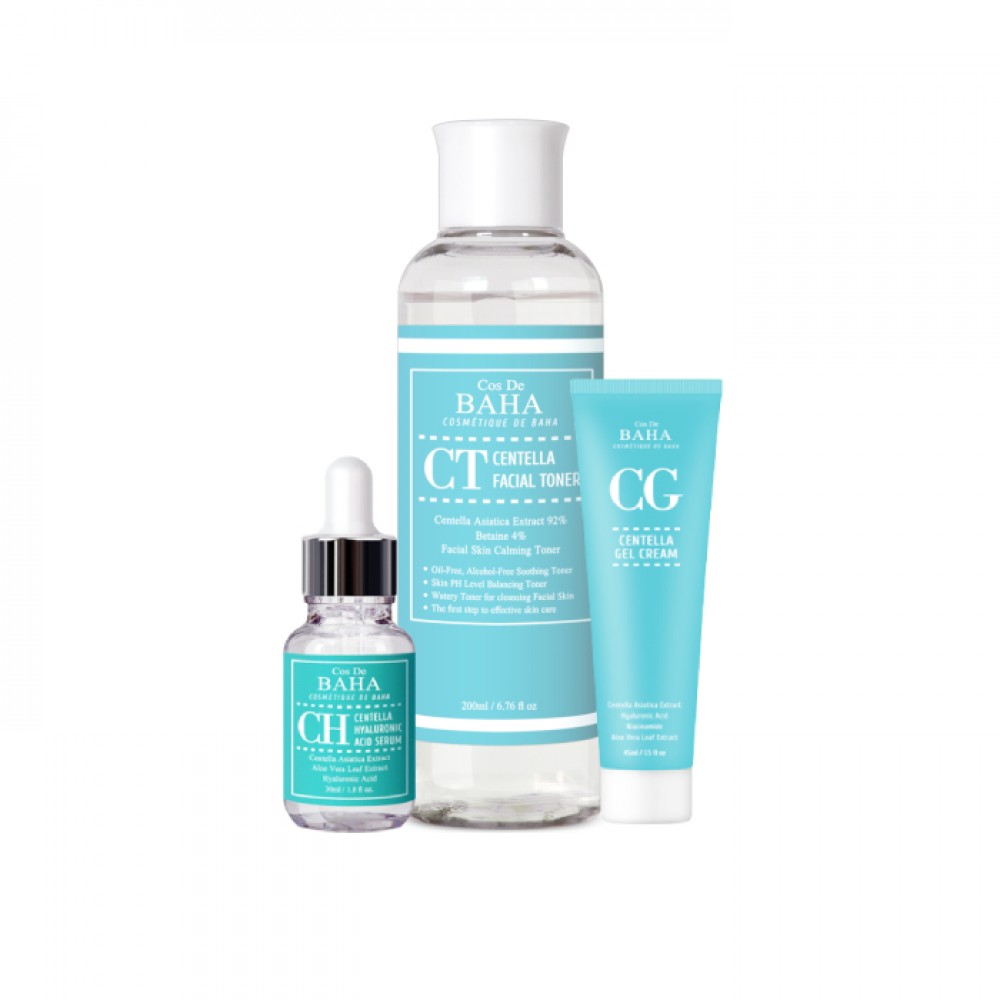 Cos De BAHA - Centella Combination Skin Set