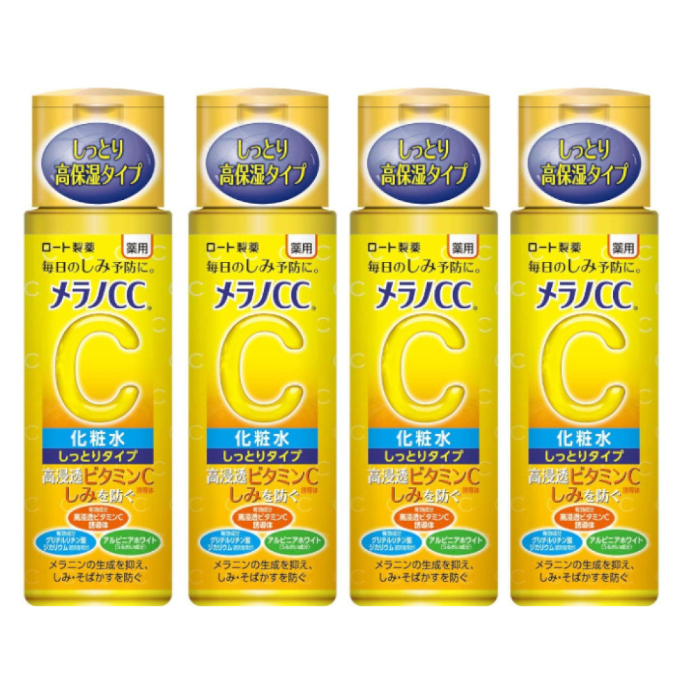 Rohto Mentholatum - Melano CC Brightening Lotion (Japan Version) - Rich - 170ml (4ea) Set