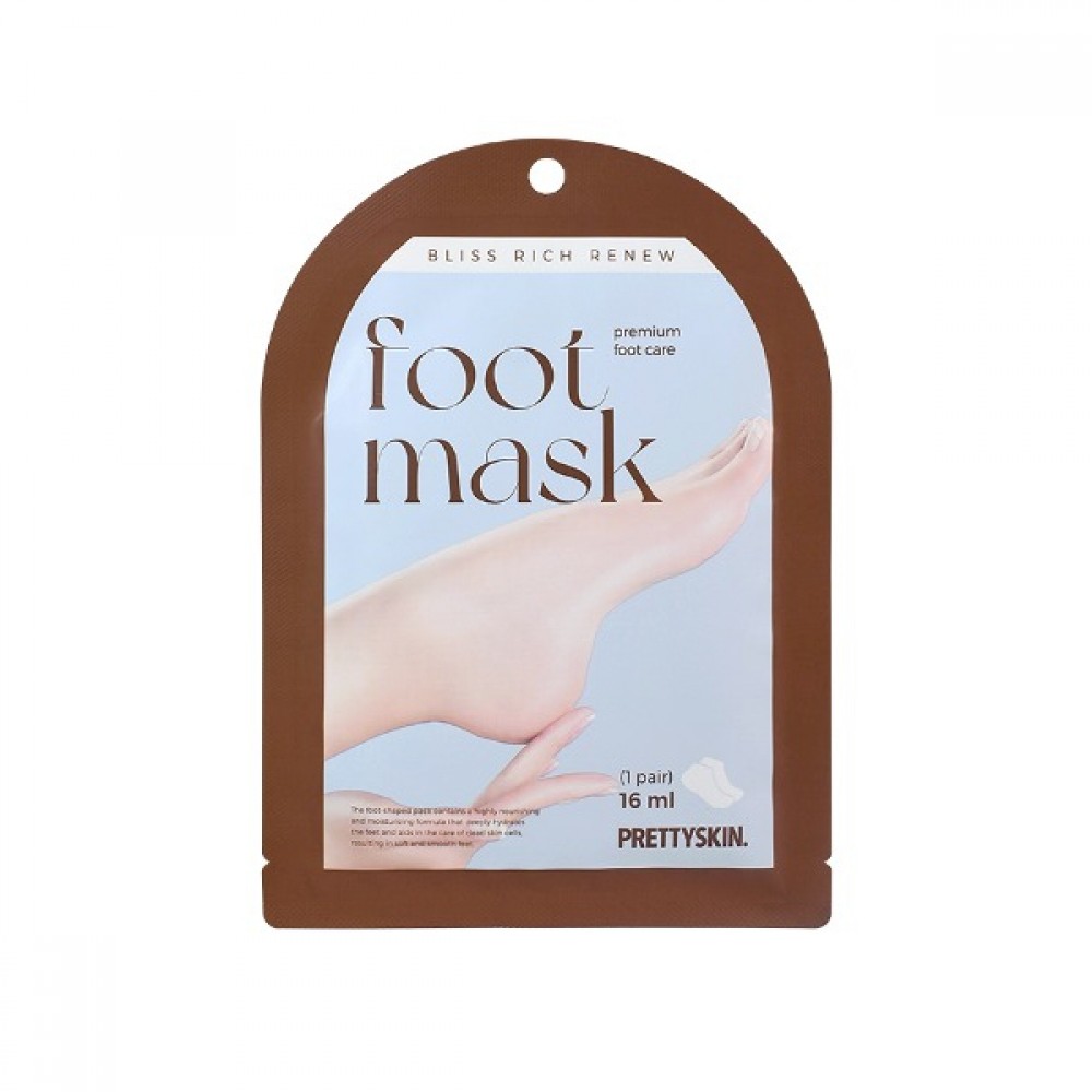 PRETTYSKIN - Bliss Rich Renew Foot Mask - 10pcs