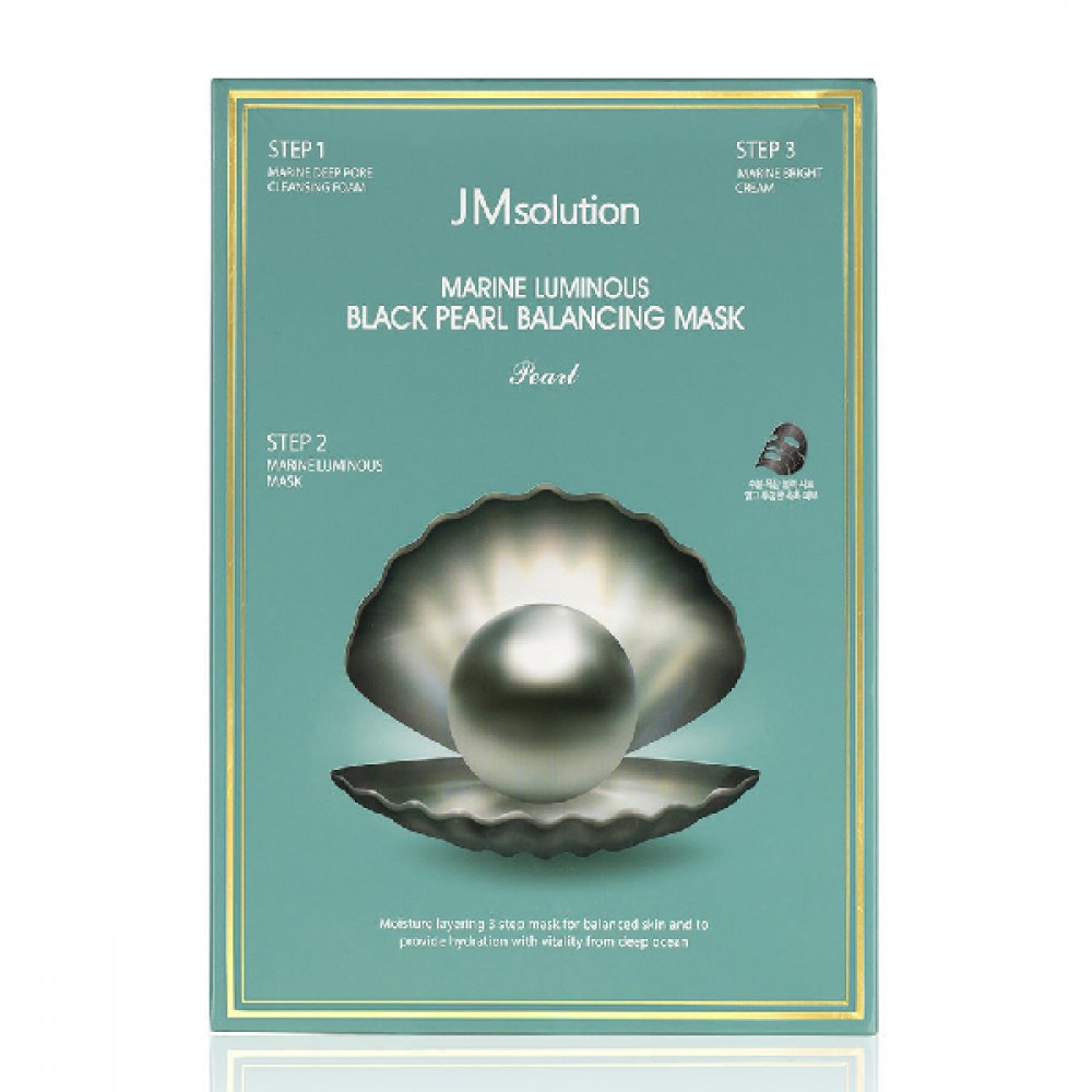 JMsolution - Marine Luminous Black Pearl Balancing Mask - 1pc