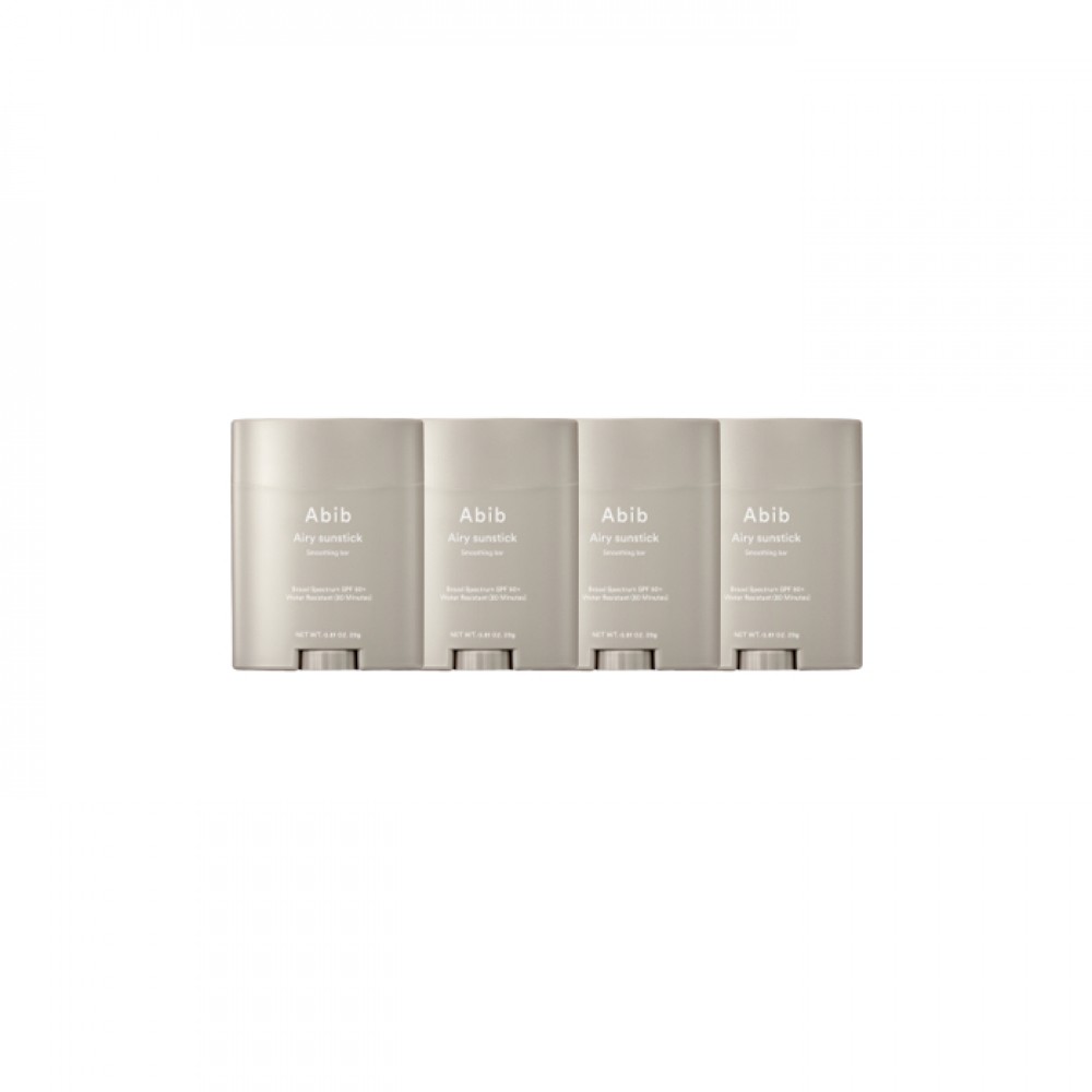 Abib Airy Sunstick Smoothing Bar SPF50+ PA++++ - 23g (4ea) Set