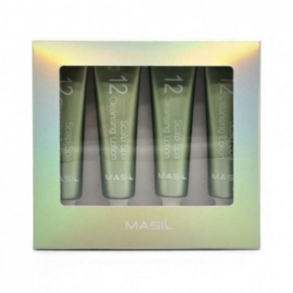 Masil - 12 Scalp Spa Cleansing Lotion Pack - 15ml X 4pcs