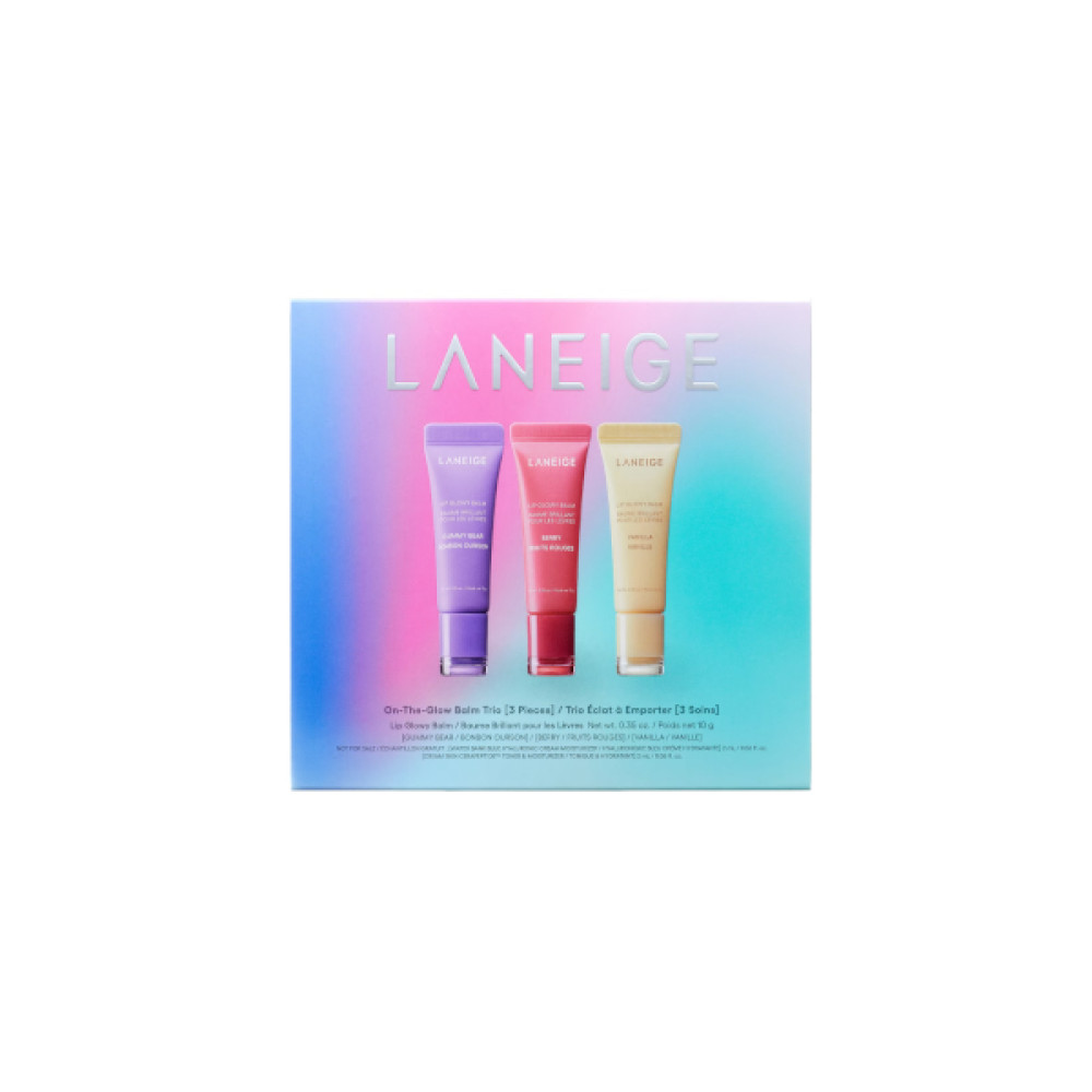 LANEIGE - On-the-Glow Lip Balm Trio - 1 Set (3 items)