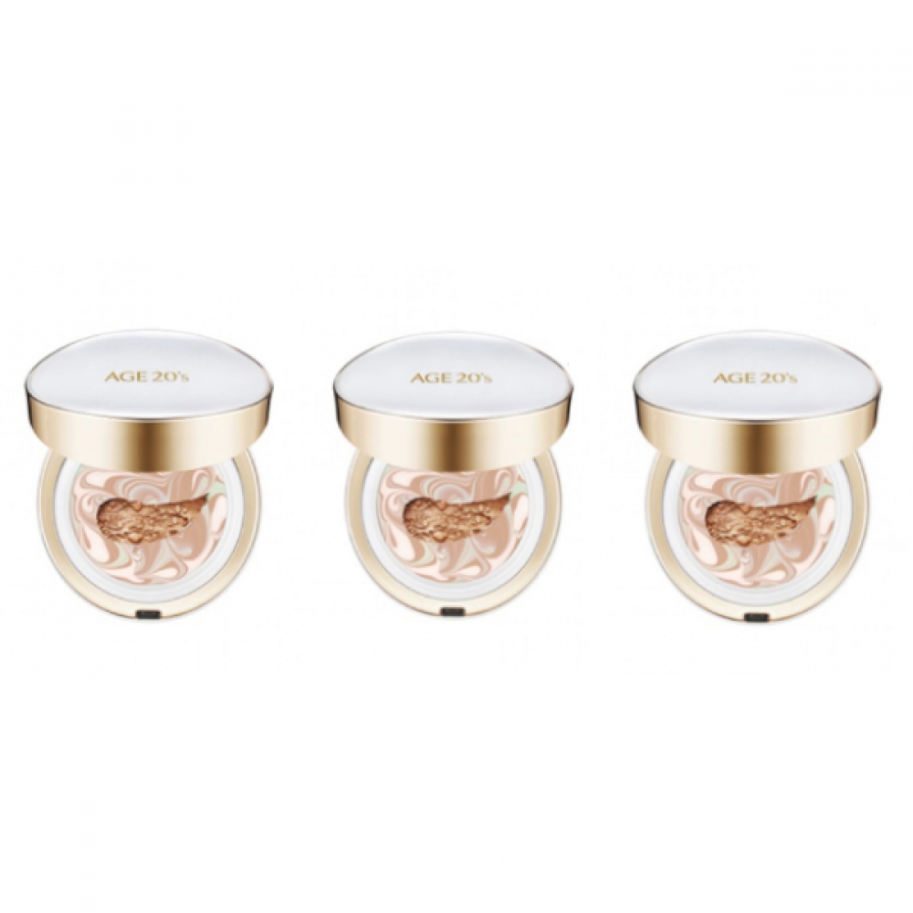 Age 20's - Signature Essence Cover Pact Long Stay (with Refill) -14g/one