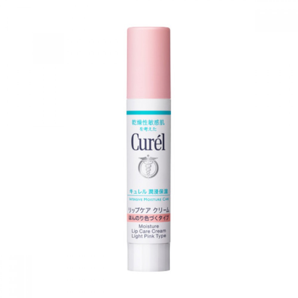 Kao - Curel - Moisture Lip Care Cream - Light Pink Type - 4.2g