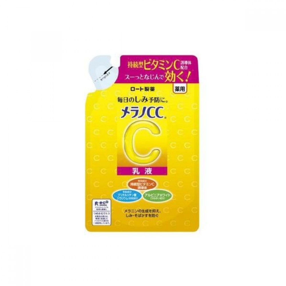 Rohto Mentholatum - Melano CC Medicated Whitening Lotion for Spots Refill - 120ml