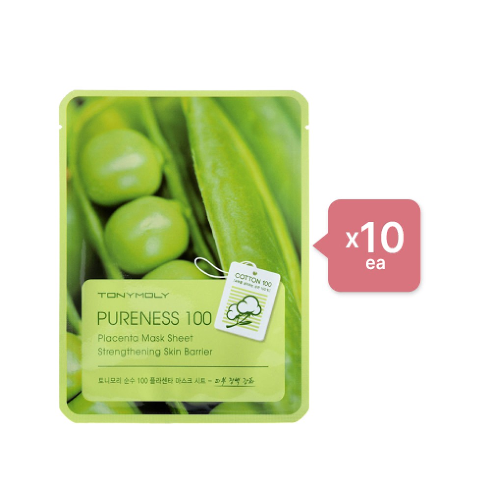 TONYMOLY - Pureness 100 Mask Sheet - Placenta (10ea) Set