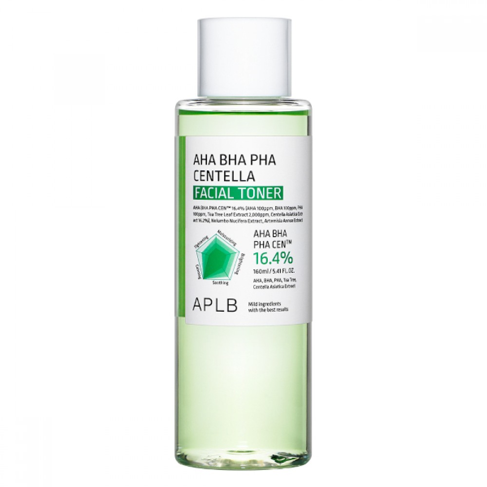 APLB - AHA BHA PHA Centella Facial Toner - 160ml
