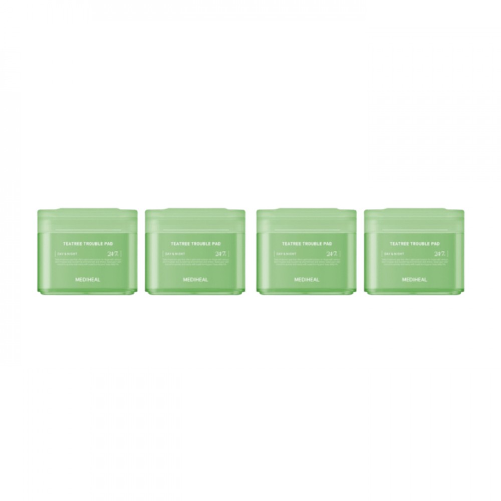 Mediheal - Teatree Trouble Pad - 100ea (4ea) Set