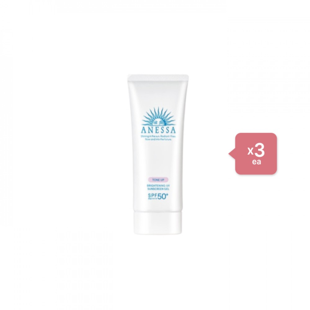Shiseido Anessa Brightening UV Sunscreen Gel N SPF50+ PA++++ (2022 Version) - 90g (3ea) Set