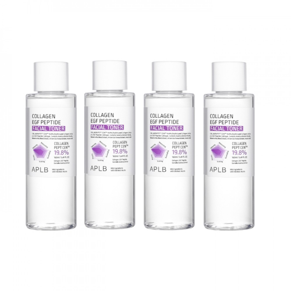 APLB - Collagen EGF Peptide Facial Toner - 160ml (4ea) Set