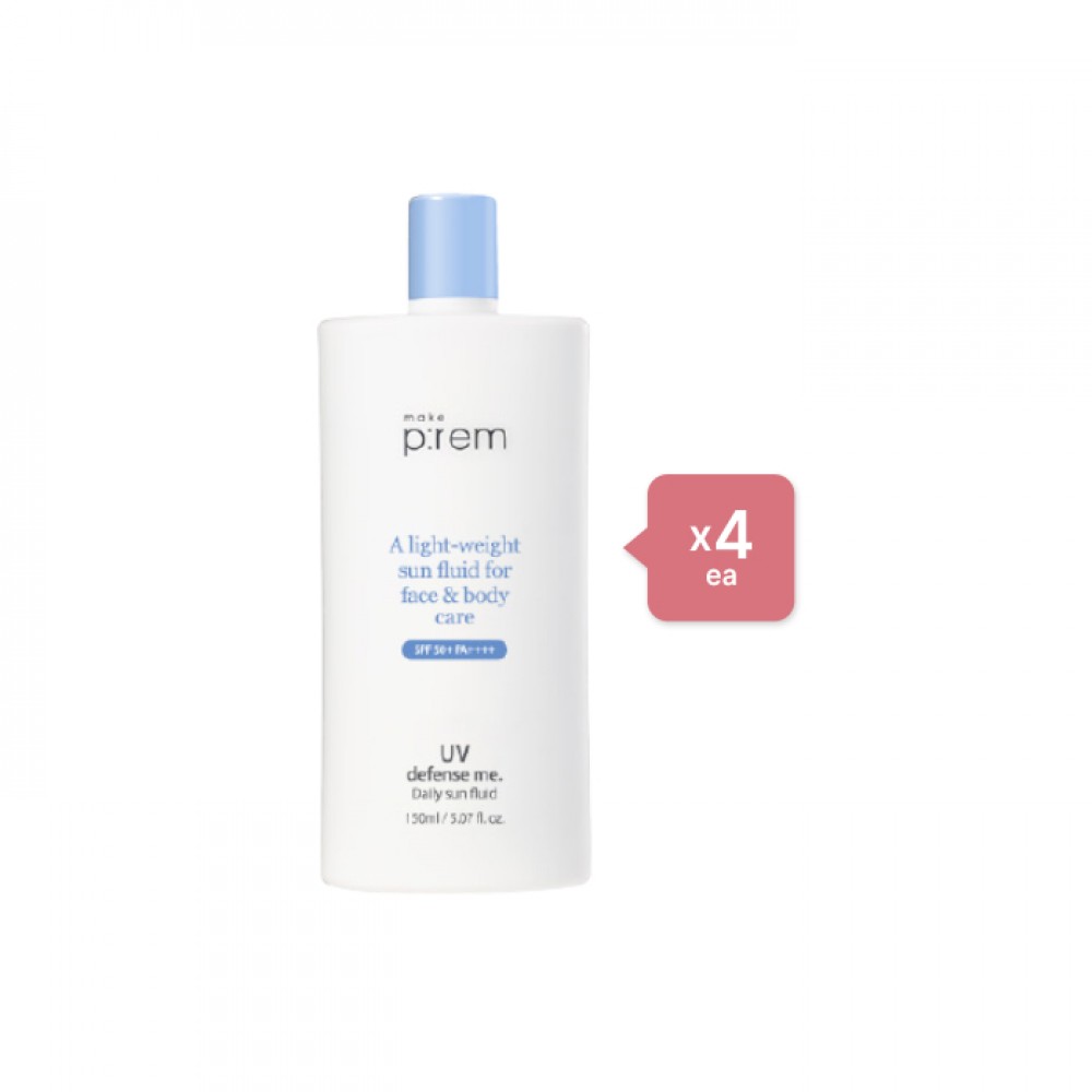 make p:rem UV Defense Me. Daily Sun Fluid (4ea) Set