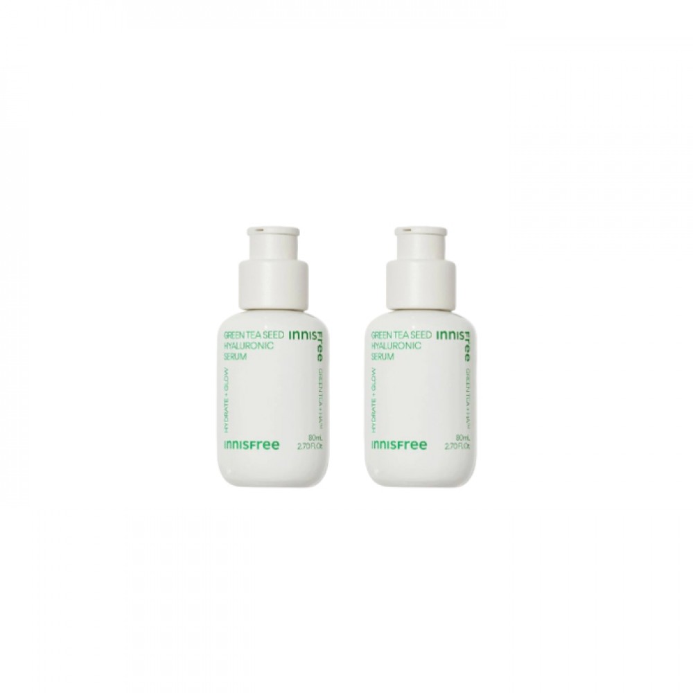 innisfree - Green Tea Seed Hyaluronic Serum - 80ml (2ea) Set