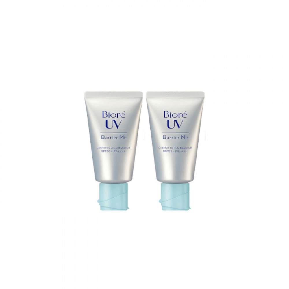 Kao - Biore UV Barrier Me Cushion Gentle Essence SPF50+ PA++++ - 60g - 2pcs