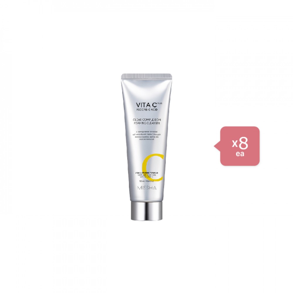 MISSHA - Vita C Plus Clear Complexion Foaming Cleanser - 120ml (8ea) Set