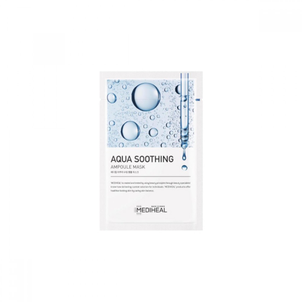 Mediheal - Aqua Soothing Ampoule Mask - 1pc